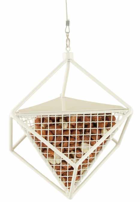 Ruokinta, Wildlife Garden pähkinäkolmio, valkoinenruokinta, Peanut feeder Cube WG 336